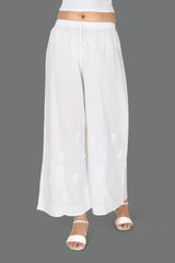 COTTON CHIKANKARI PALAZZO PANT