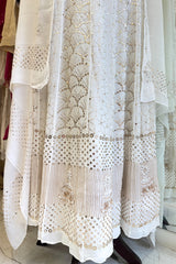 GEORGETTE MOTI MUKAISH ANARKALI