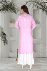 MODAL CHIKANKARI KURTI