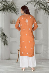 MODAL CHIKANKARI KURTI