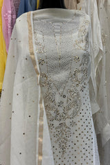 MAL CHANDERI MUKAISH SUIT