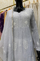 MAL CHANDERI PEARL SUIT