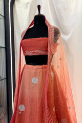 CHANDERI SILK LEHENGA