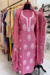 MAL CHANDERI PEARL WORK SUIT